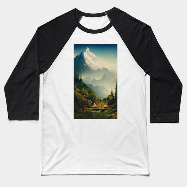 The Last Homely House - Fantasy Baseball T-Shirt by Fenay-Designs